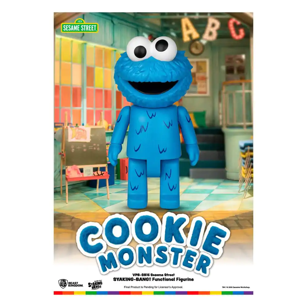 Sesame Street Syaking Bang Series PVC kasička Cookie Monster 47 cm fotografii produktu