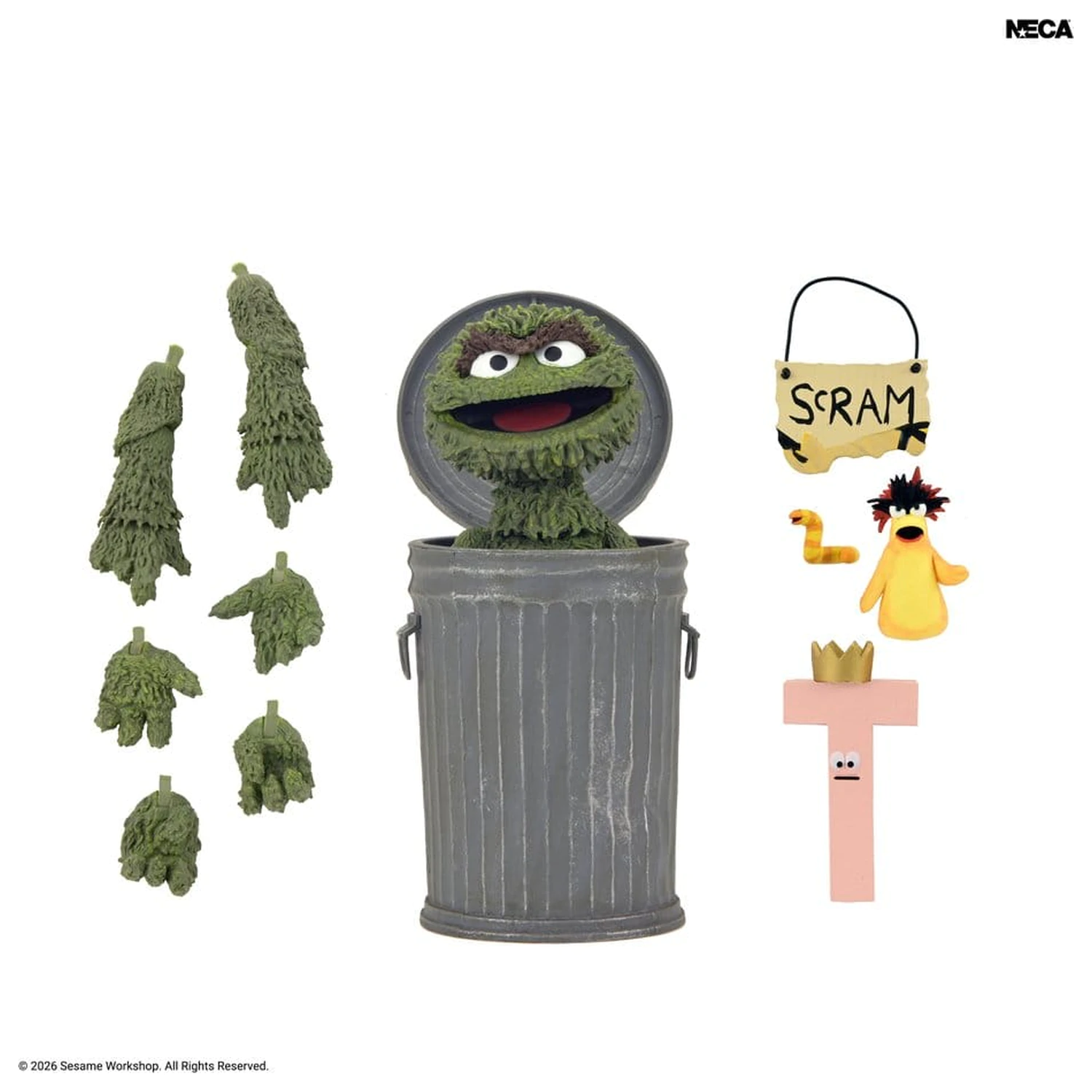 Sesame Street Ultimate Akční figurka Oscar the Grouch 18 cm fotografii produktu