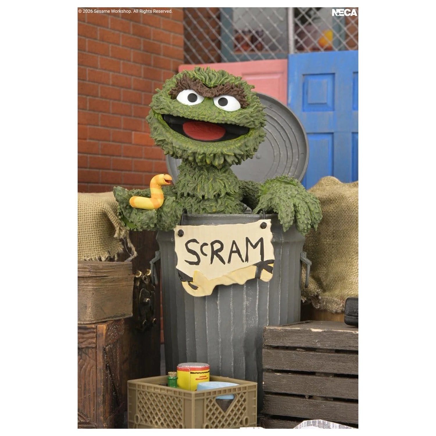 Sesame Street Ultimate Akční figurka Oscar the Grouch 18 cm fotografii produktu