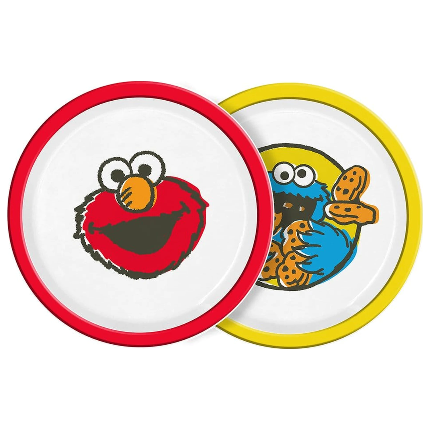 Sesame Street talíř Vintage Kids 2 kusy 22 cm fotografii produktu