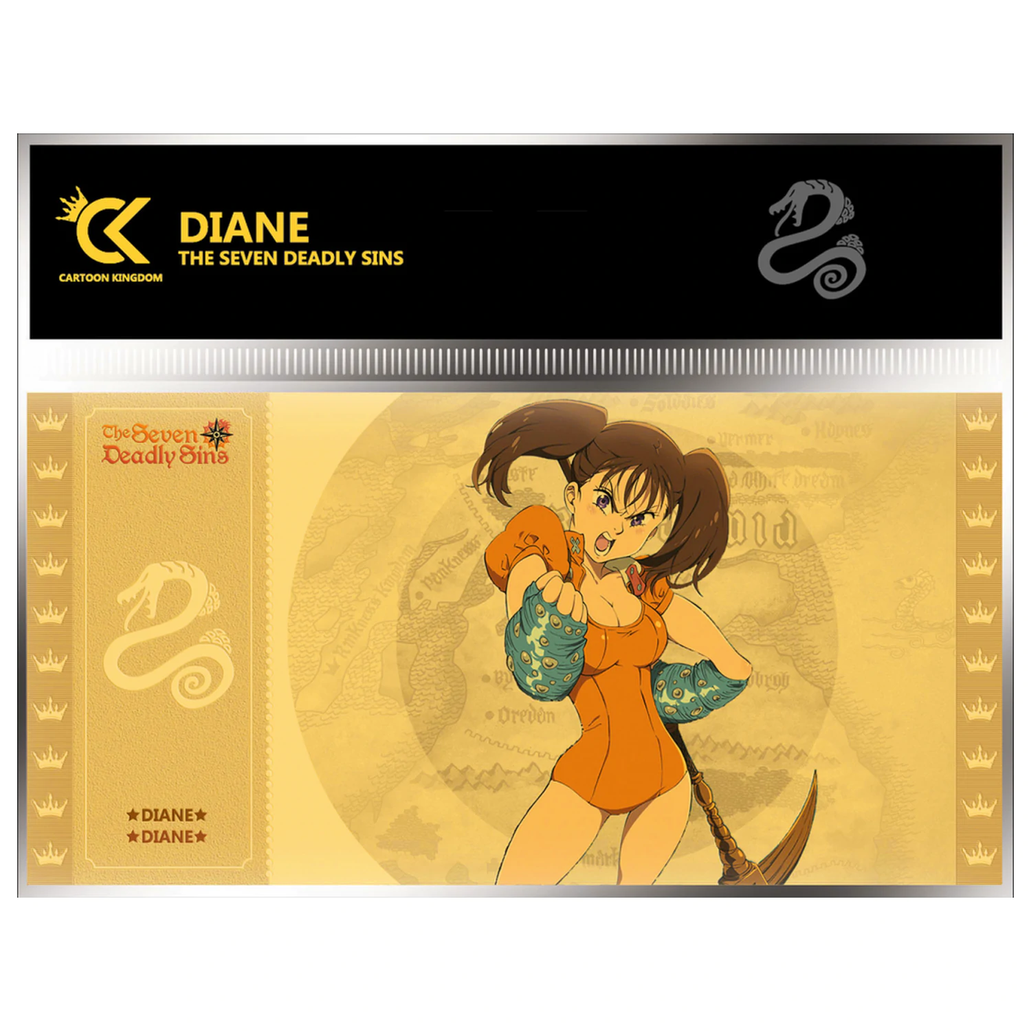 Seven Deadly Sins Diane Zlatý lístek fotografii produktu