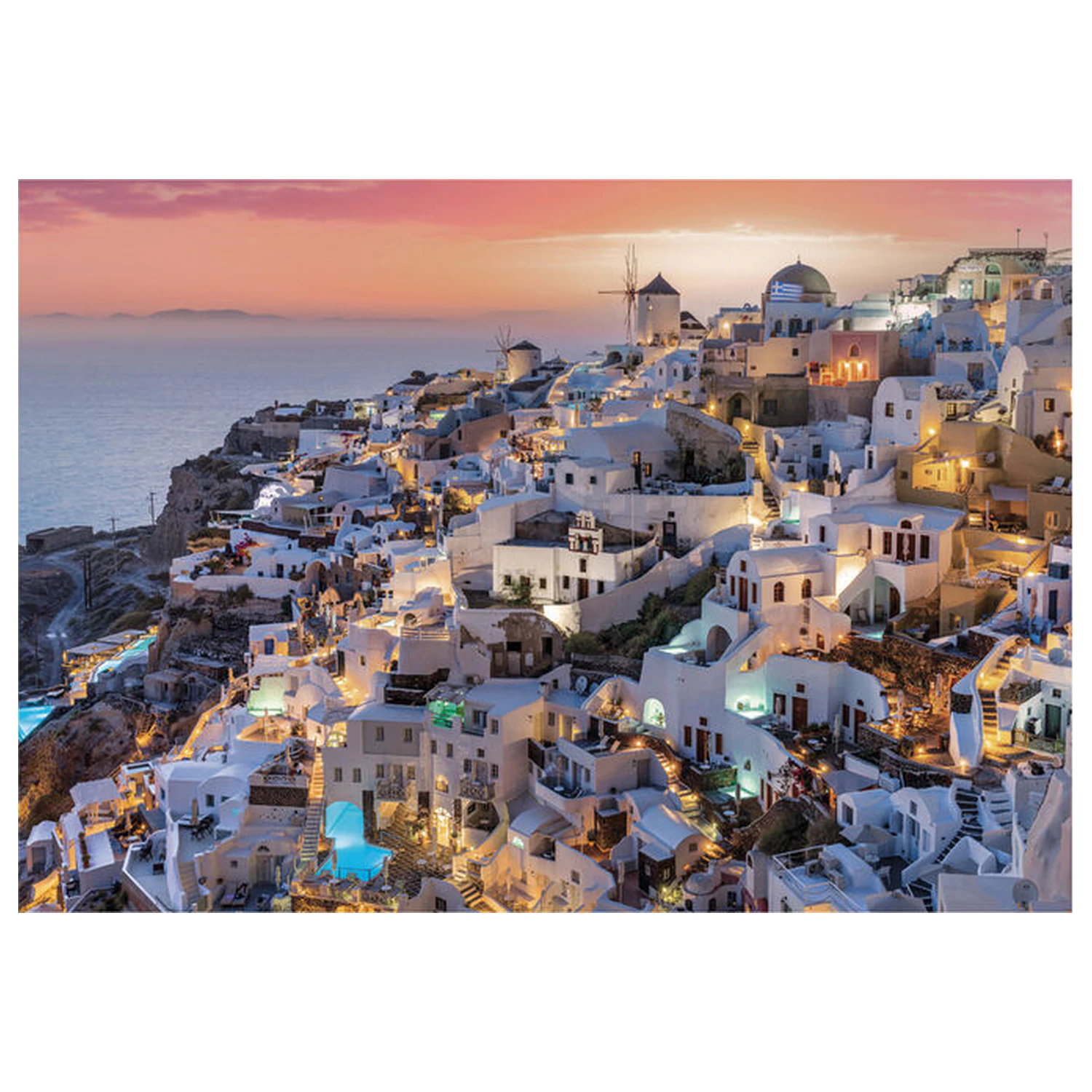 Shades of Santorini skládačka 1000 ks fotografii produktu