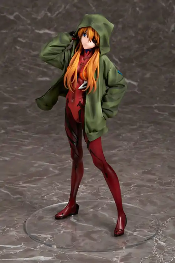 Shin Evangelion Movie PVC Socha 1/7 Shikinami Asuka Langley Hoodie Verze 23 cm fotografii produktu