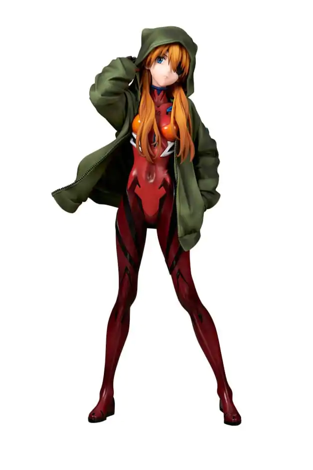 Shin Evangelion Movie PVC Socha 1/7 Shikinami Asuka Langley Hoodie Verze 23 cm fotografii produktu