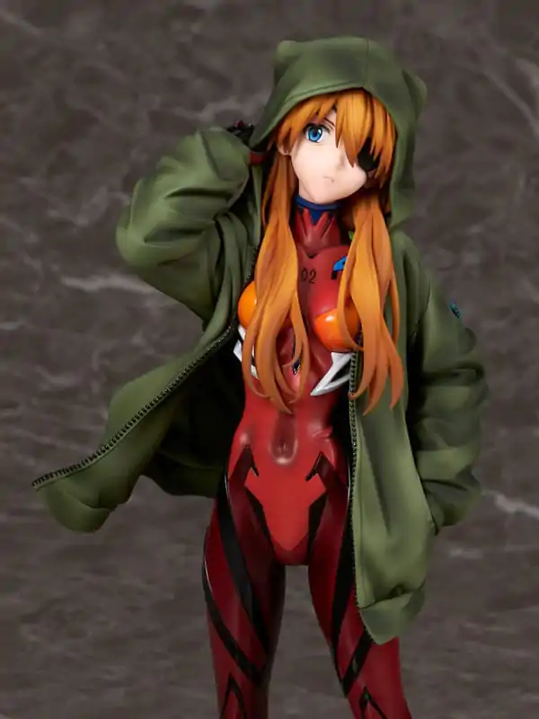 Shin Evangelion Movie PVC Socha 1/7 Shikinami Asuka Langley Hoodie Verze 23 cm fotografii produktu