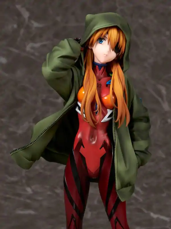 Shin Evangelion Movie PVC Socha 1/7 Shikinami Asuka Langley Hoodie Verze 23 cm fotografii produktu