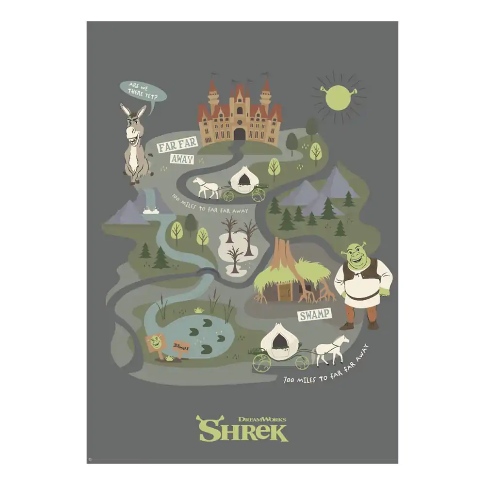 Shrek Art Print Journey to Far Far Away Limited Edition 42 x 30 cm Umělecký Tisk fotografii produktu
