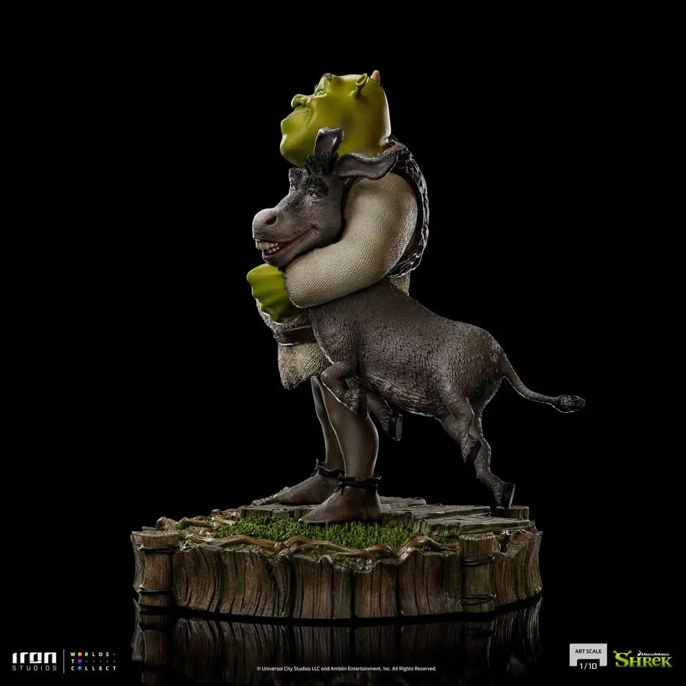 Shrek Deluxe Art Scale Socha 1/10 Shrek, Donkey and The Gingerbread Man 26 cm fotografii produktu