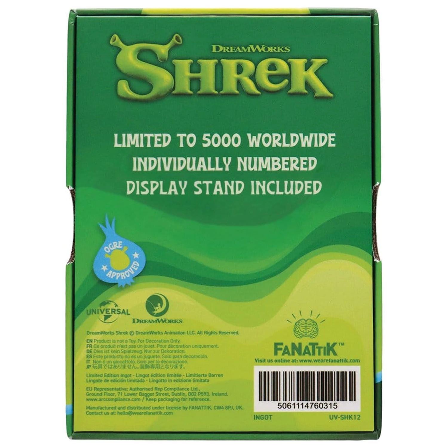 Shrek Ingot Stained Glass-Style Limitovaná Edice fotografii produktu