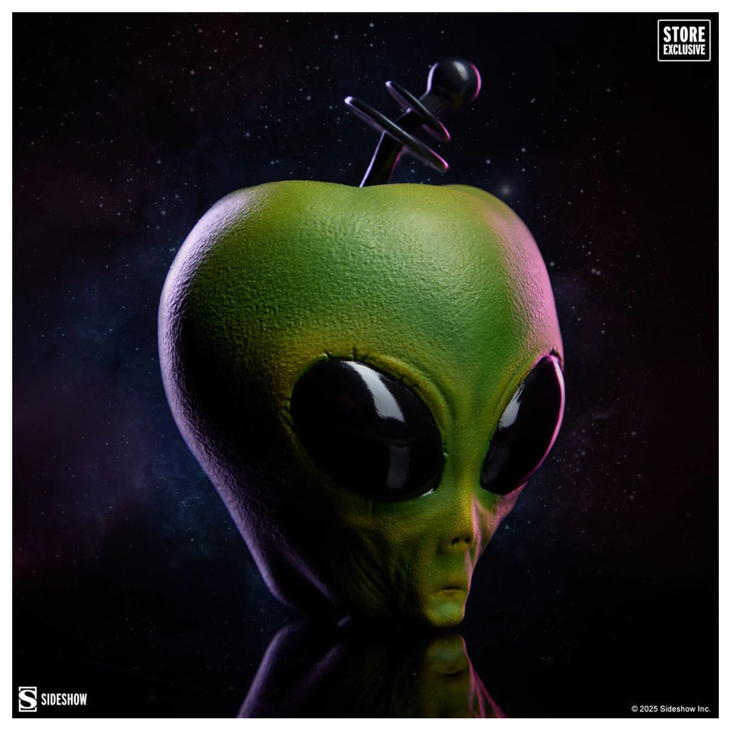 Sideshow Originals replika jablka Alien Apple (zelená varianta) 11 cm fotografii produktu