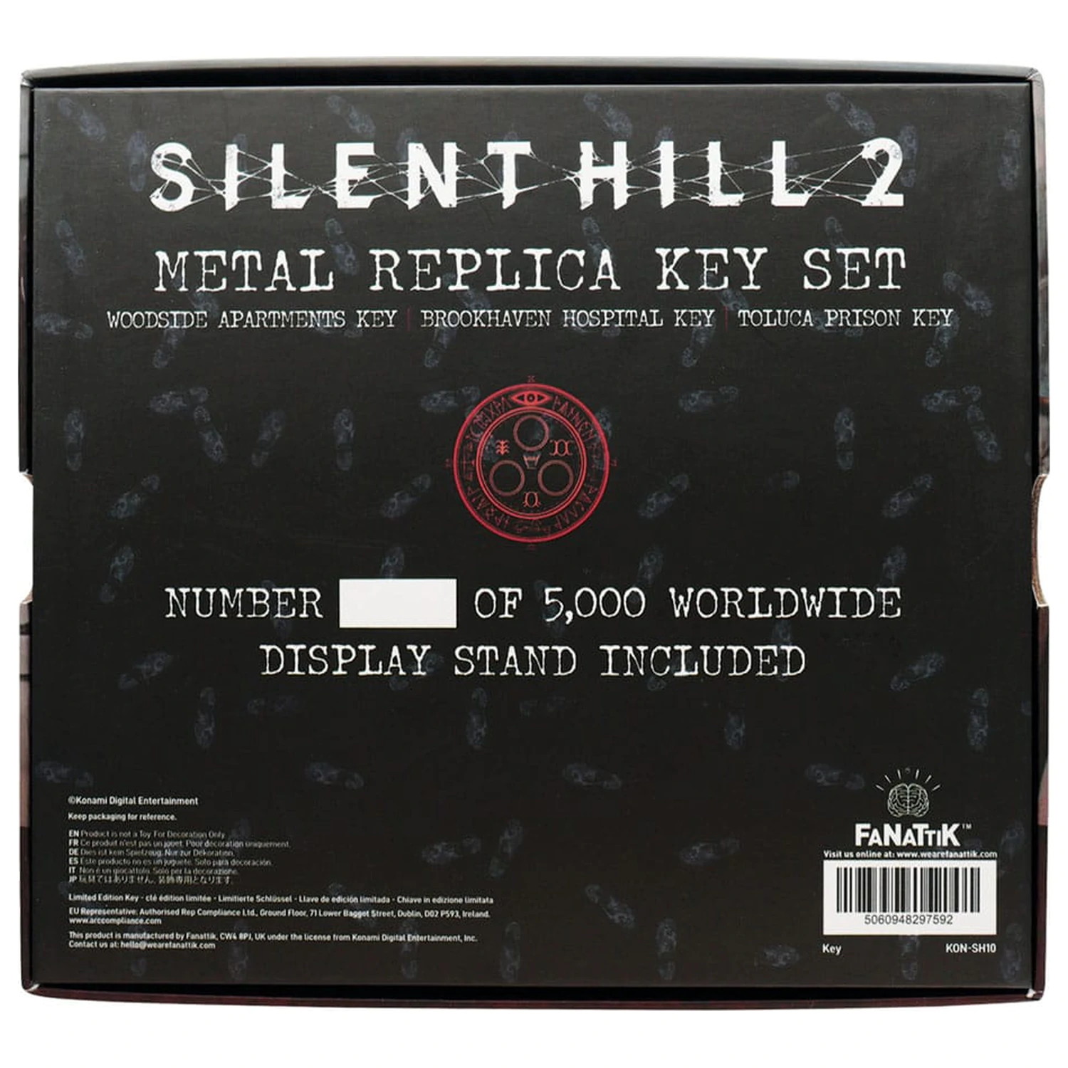 Silent Hill 2 Repliky 3-dílná sada klíčů fotografii produktu