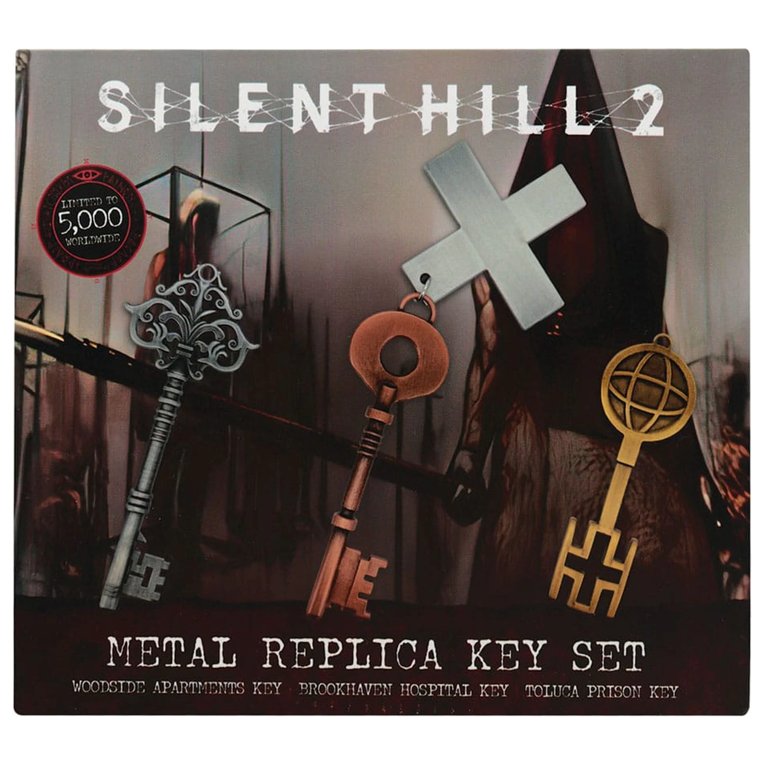 Silent Hill 2 Repliky 3-dílná sada klíčů fotografii produktu