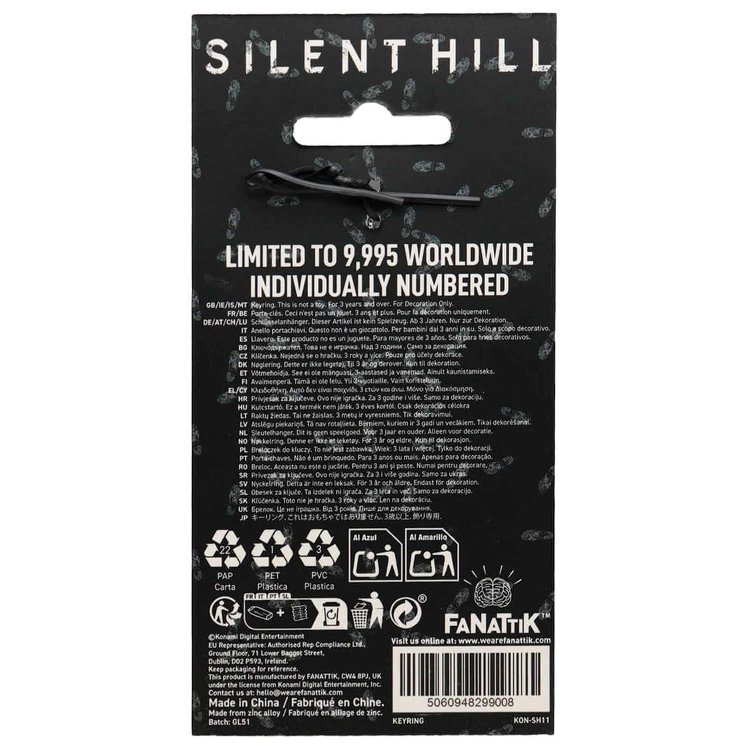 Silent Hill Klíčenka Hotel Red Limitovaná edice fotografii produktu