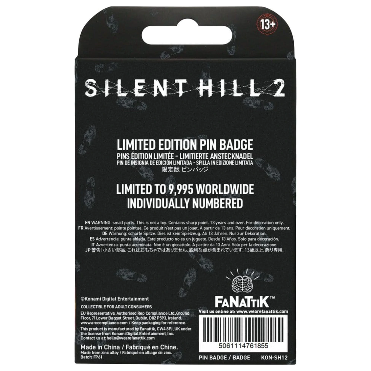 Silent Hill odznak Welcome to Silent Hill Limitovaná edice fotografii produktu
