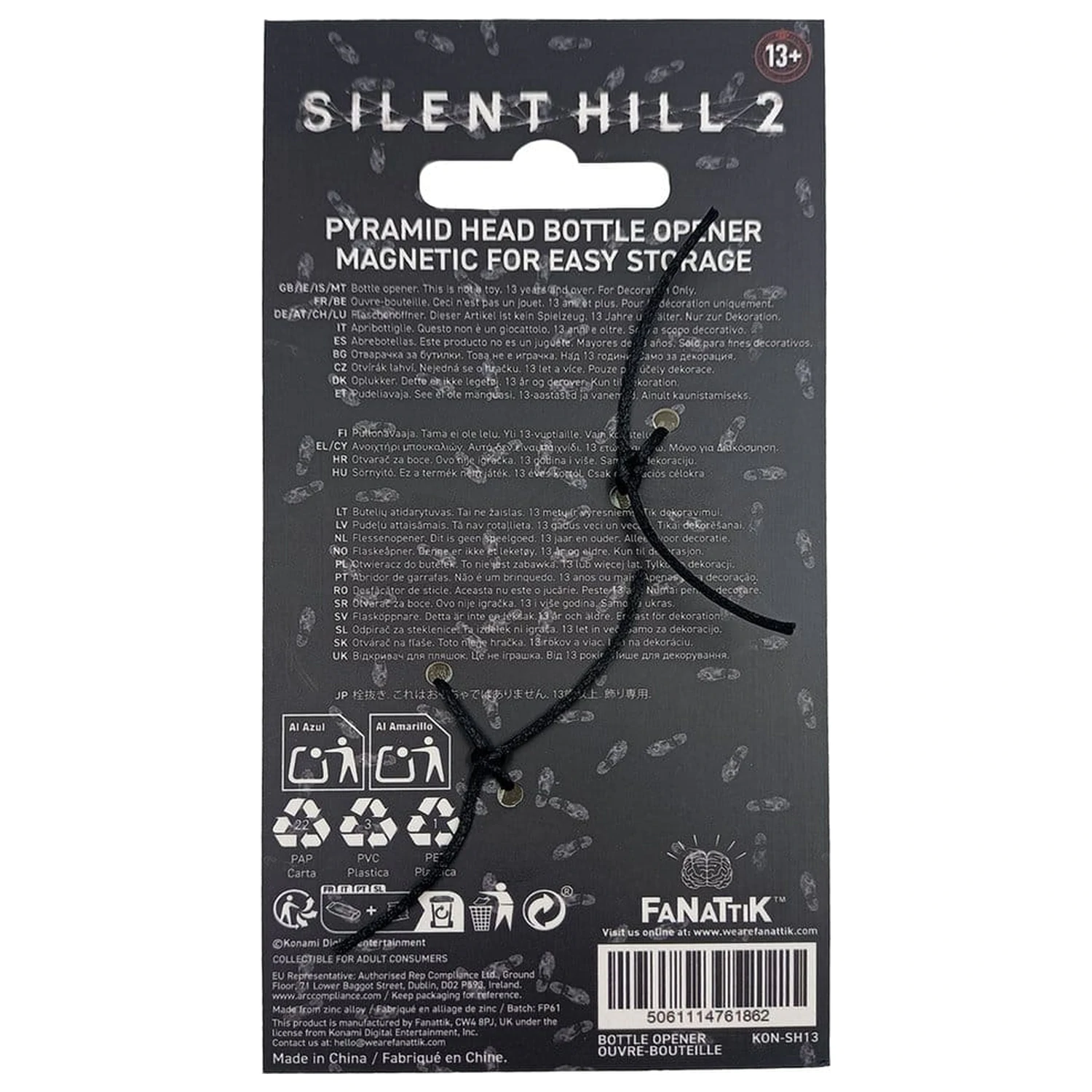 Silent Hill Otevírák na láhve Pyramid Head Magnetický 6 x 9 cm fotografii produktu