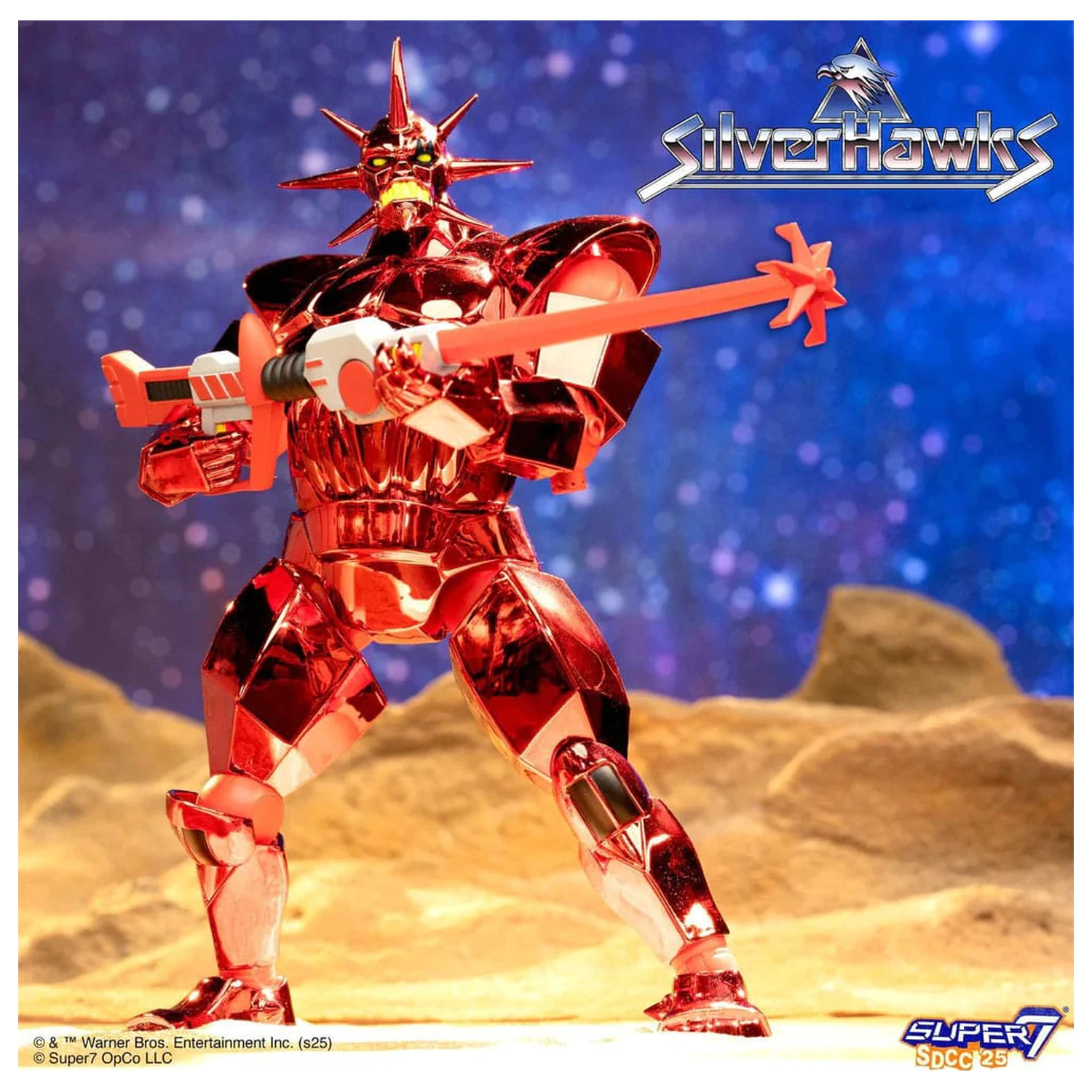 SilverHawks Ultimates Akční figurka Mon*Star Metallic Vac Metal 18 cm fotografii produktu