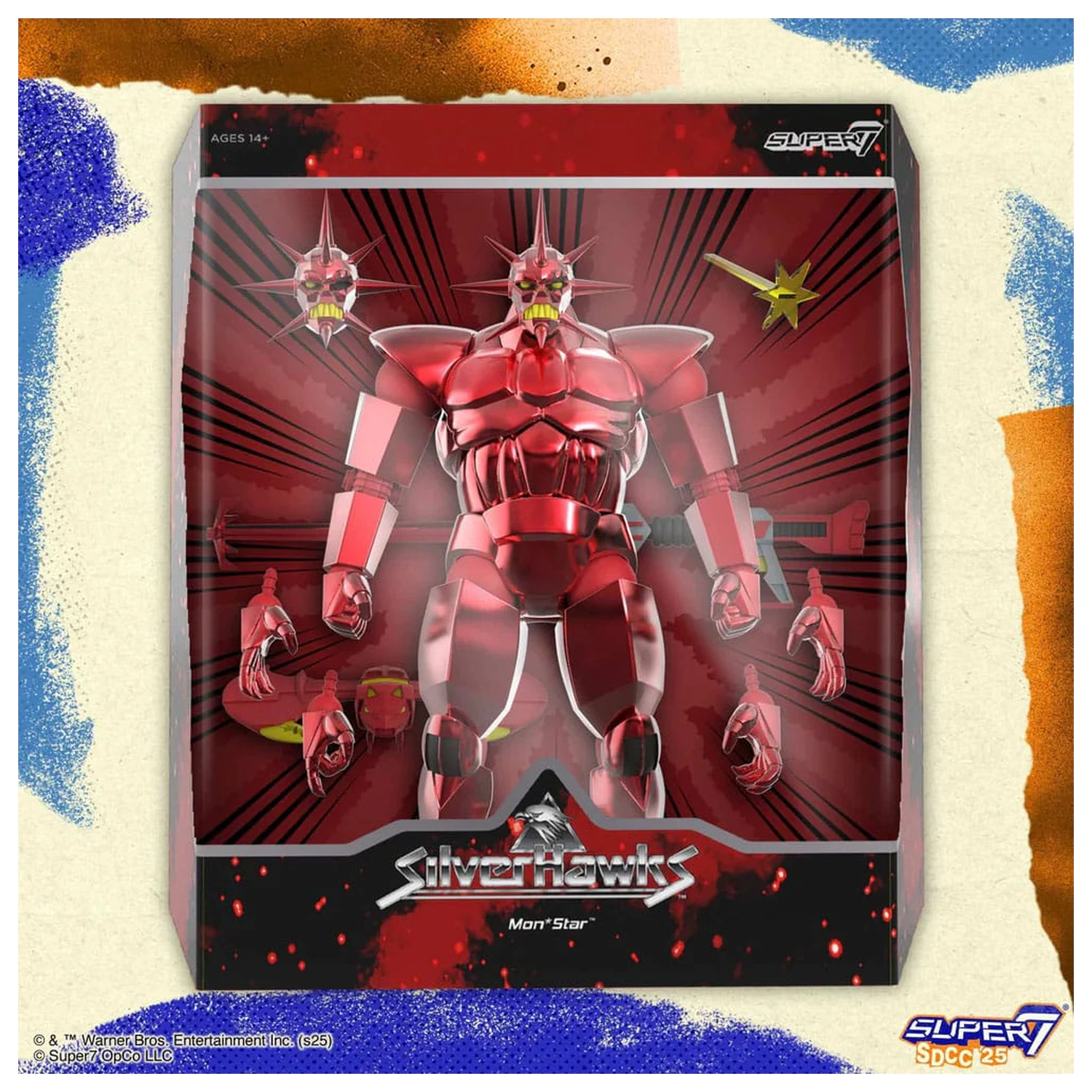 SilverHawks Ultimates Akční figurka Mon*Star Metallic Vac Metal 18 cm fotografii produktu