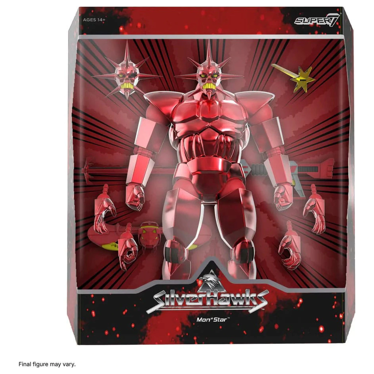 SilverHawks Ultimates Akční figurka Mon*Star Metallic Vac Metal 18 cm fotografii produktu