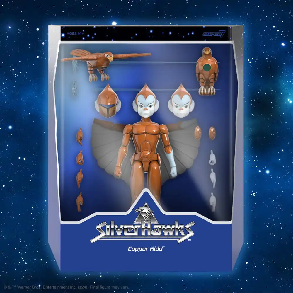 SilverHawks Ultimates Akční figurka Vlna 2 Copper Kidd (Vzhled z kresleného seriálu) 18 cm fotografii produktu