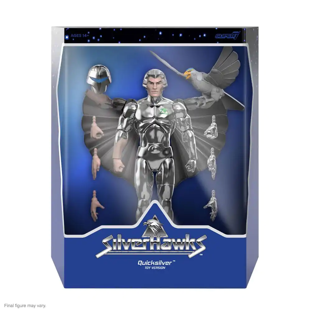 SilverHawks Ultimates akční figurka Quicksilver (Toy Version) 18 cm fotografii produktu