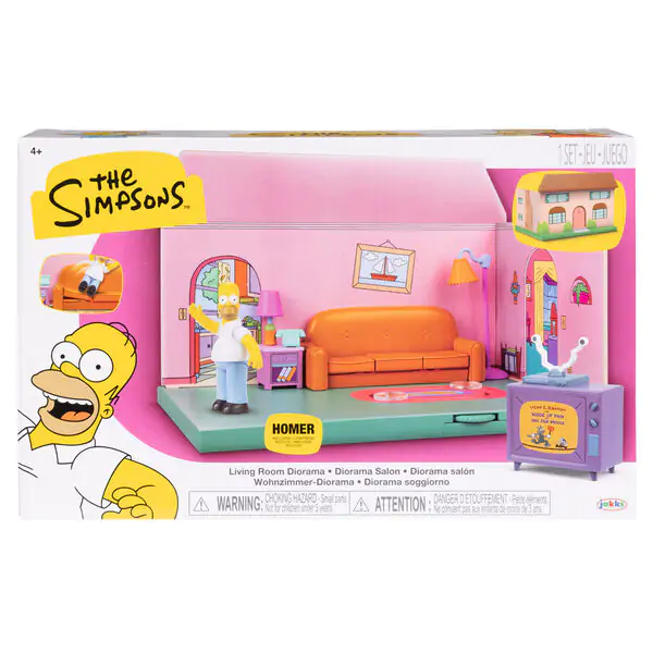 Simpsons Mini figurka hrací set obývací pokoj fotografii produktu