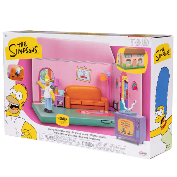 Simpsons Mini figurka hrací set obývací pokoj fotografii produktu