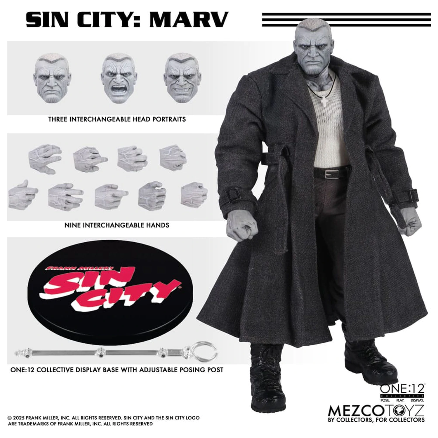 Sin City akční figurka 1/12 Marv 17 cm fotografii produktu