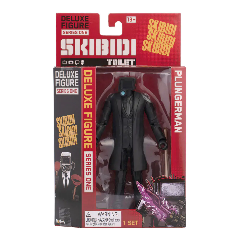 Skibidi Toilet Dark Plungerman figurka 16cm fotografii produktu