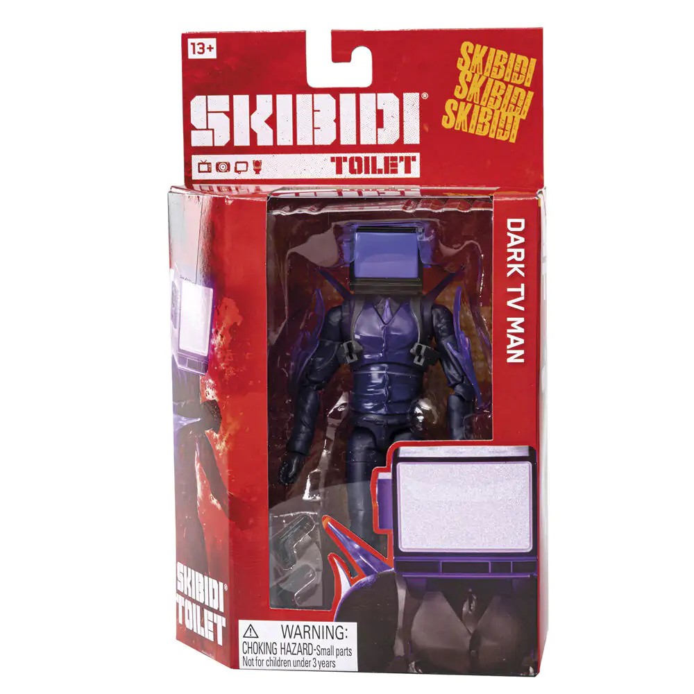 Skibidi Toilet Dark TV Man figurka 16 cm fotografii produktu