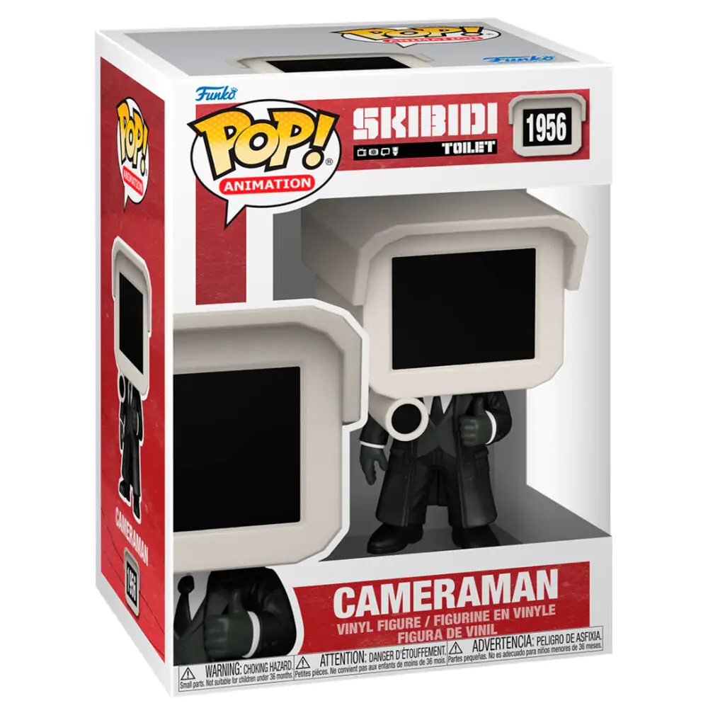 Skibidi Toilet Funko POP! Vinyl Figure Cameraman 9 cm [POŠKOZENÝ OBAL] fotografii produktu
