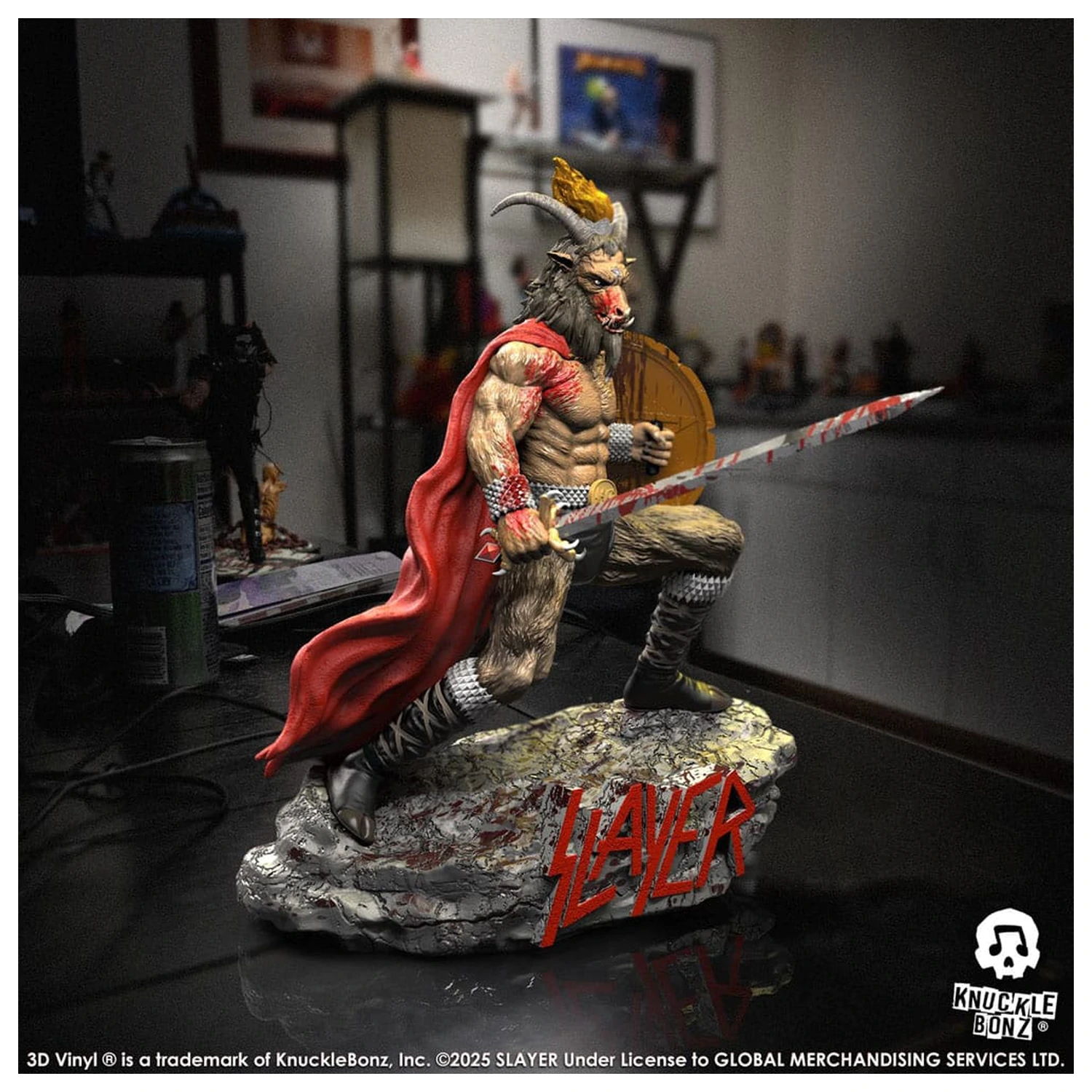 Slayer 3D vinylová socha Show No Mercy Minotaur 22 cm fotografii produktu