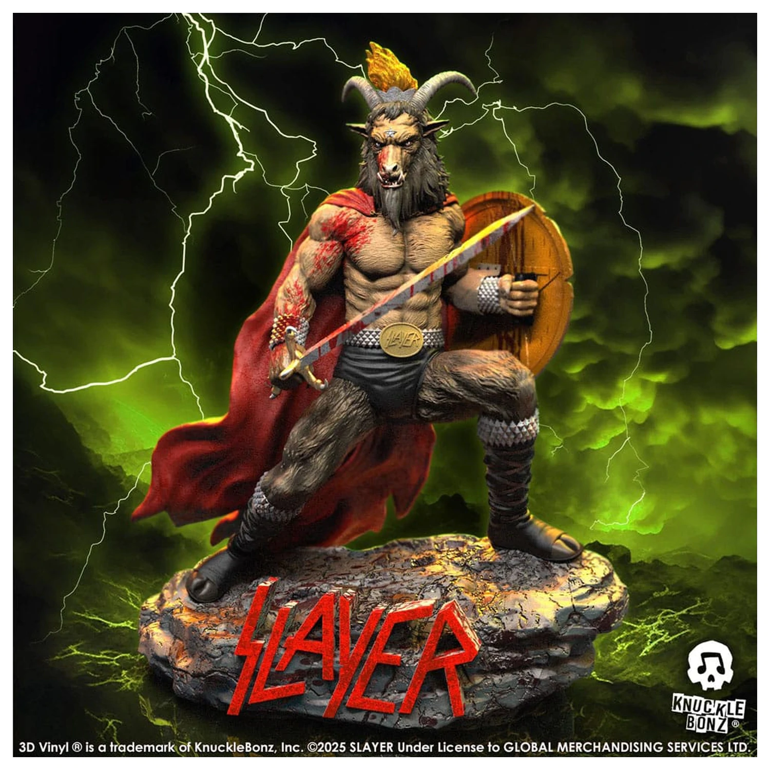 Slayer 3D vinylová socha Show No Mercy Minotaur 22 cm fotografii produktu