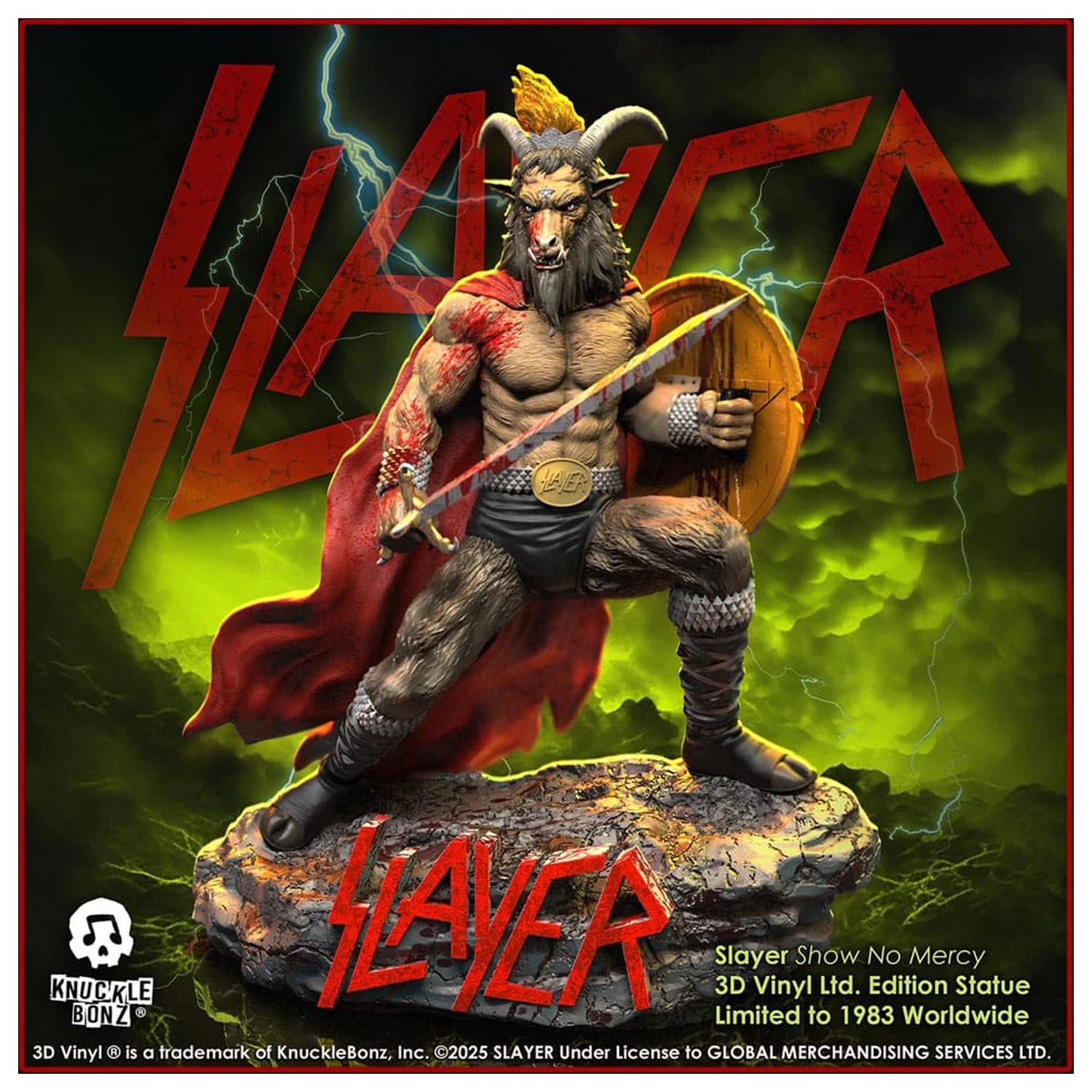 Slayer 3D vinylová socha Show No Mercy Minotaur 22 cm fotografii produktu
