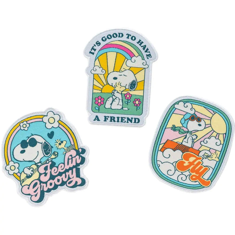 Snoopy 3dílná sada nášivek fotografii produktu