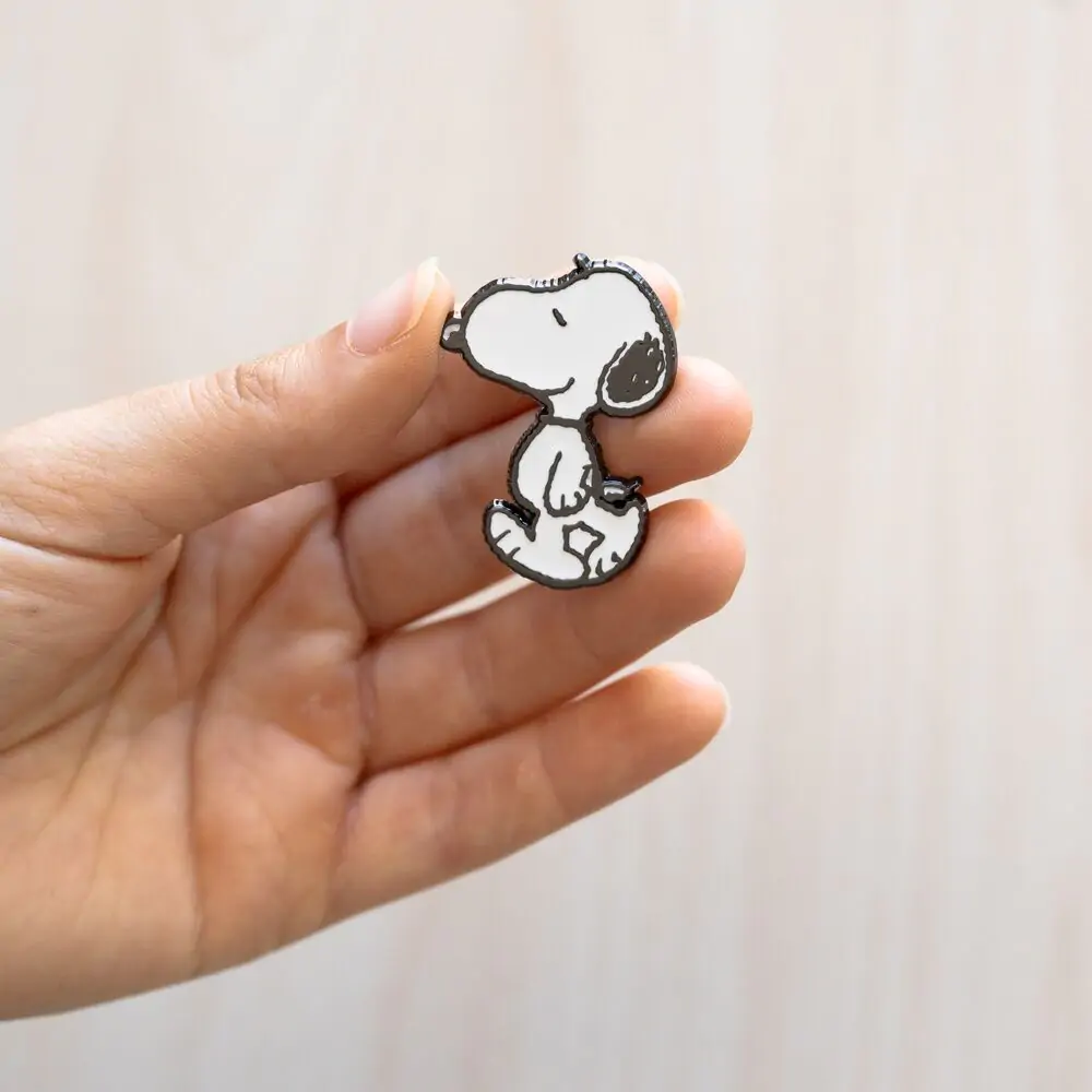 Snoopy sada 4 odznaků fotografii produktu