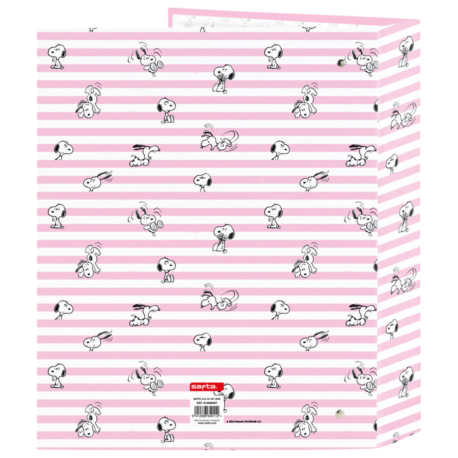 Snoopy kartonový pořadač se 4 kroužky A4 fotografii produktu