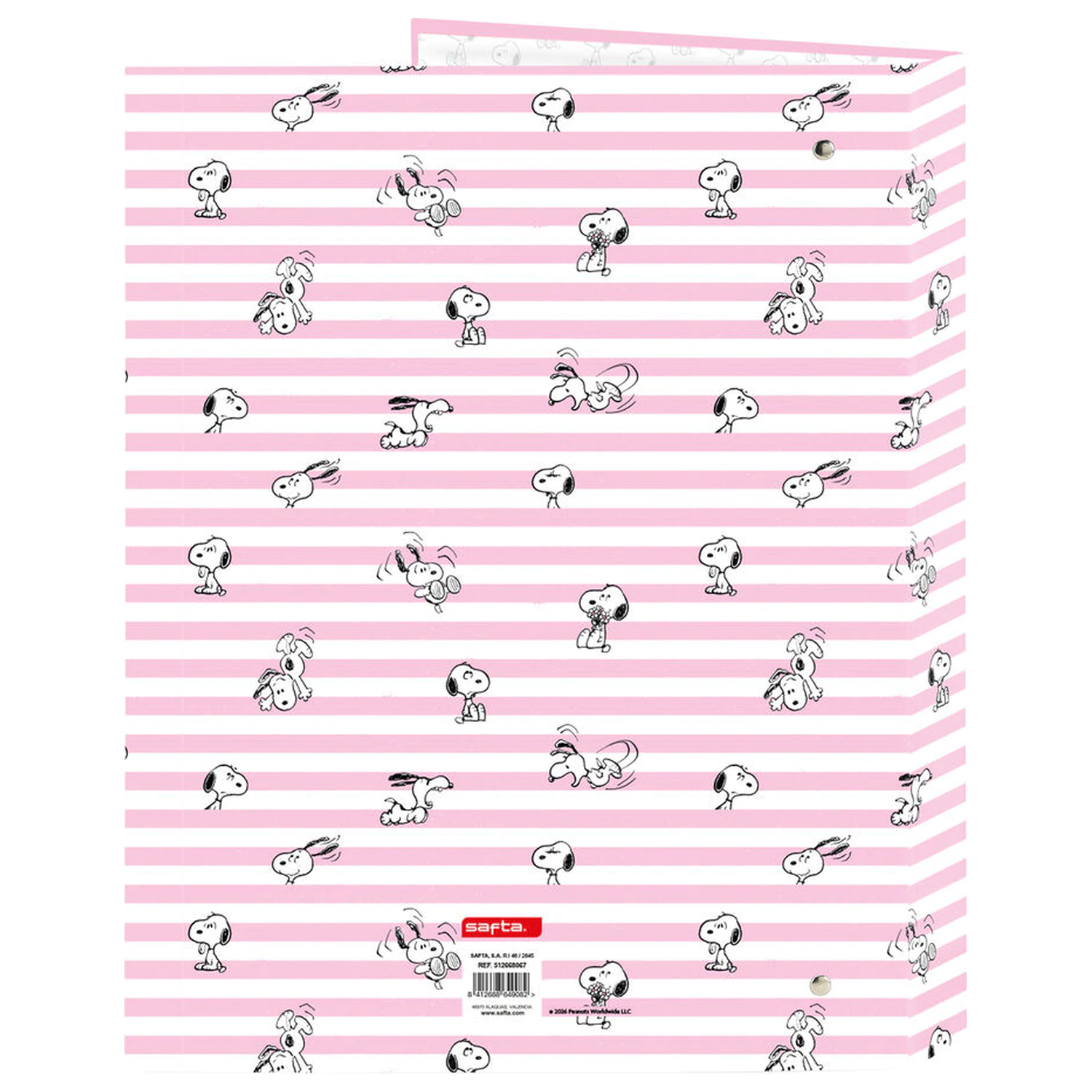 Snoopy kartonový pořadač se 4 kroužky A4 fotografii produktu