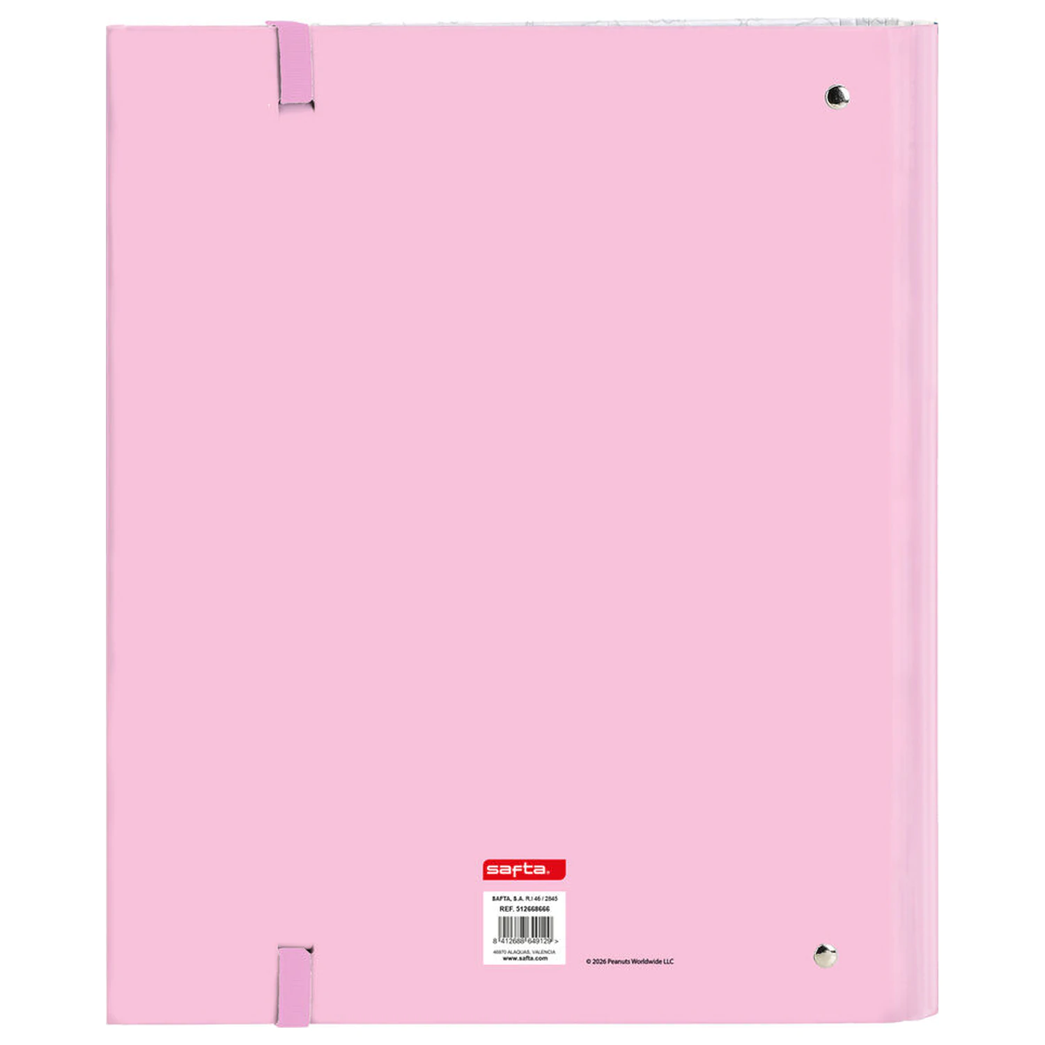 Snoopy A4 kartonový kroužkový pořadač se 4 kroužky a listy fotografii produktu