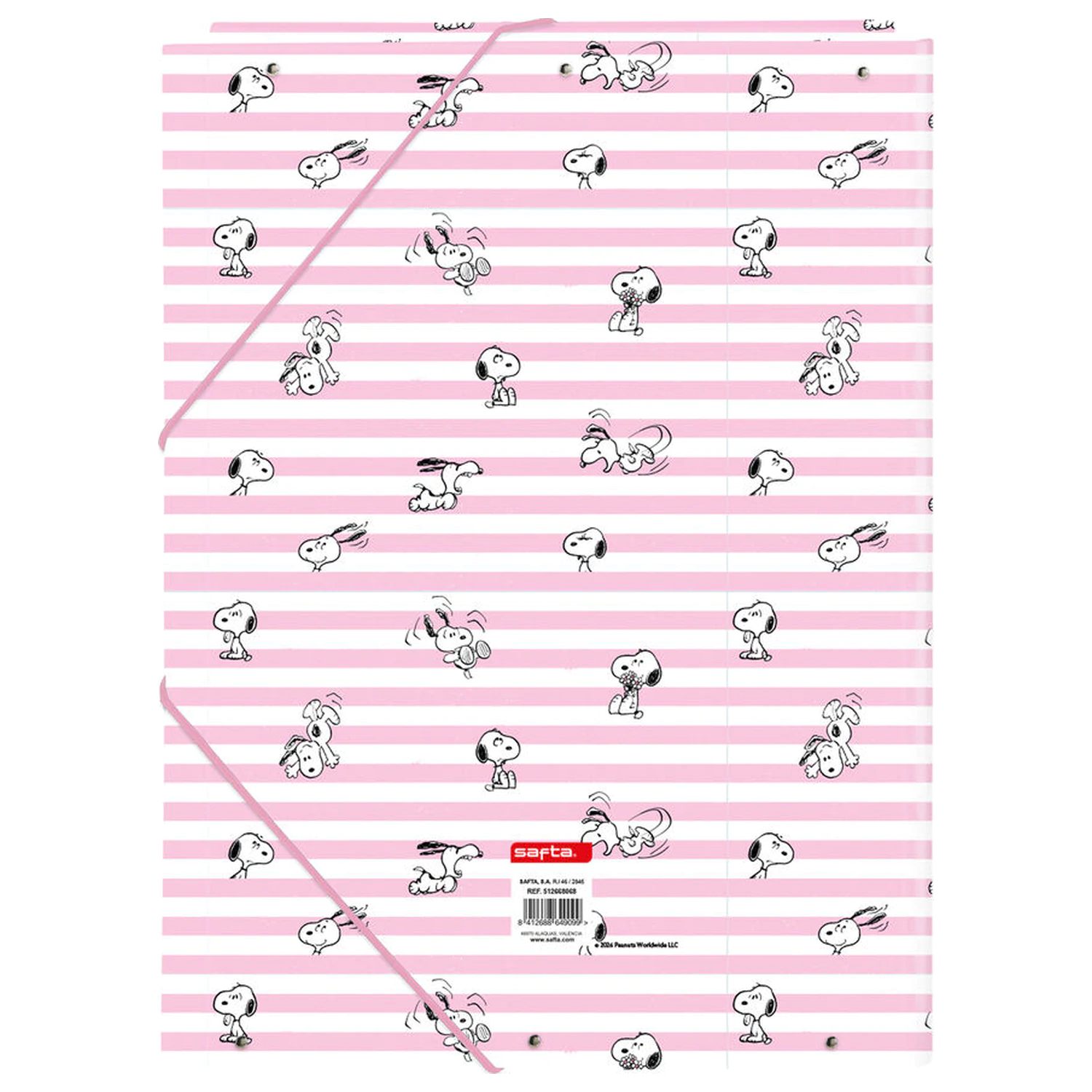 Snoopy A4 kartonový pořadač s klopami fotografii produktu