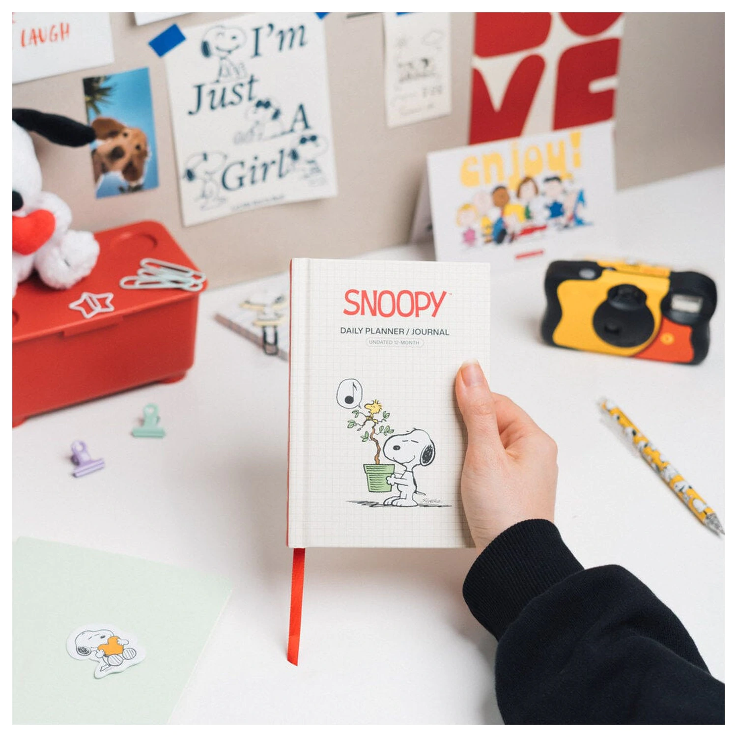 Snoopy A6 nedatovaný denní diář fotografii produktu