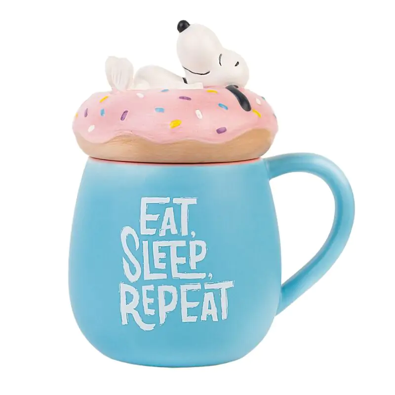 Snoopy Eat Sleep Repeat 3D hrnek 500 ml fotografii produktu