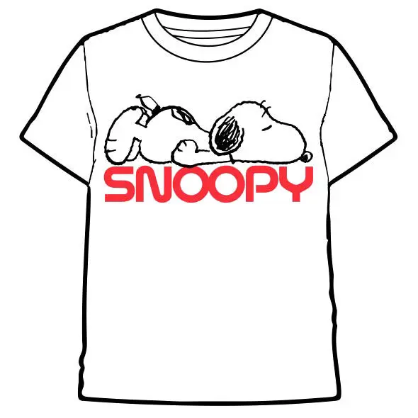 Snoopy dospělé tričko fotografii produktu