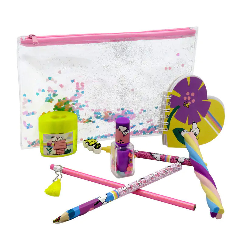 Snoopy psací souprava + pouzdro na tužky fotografii produktu