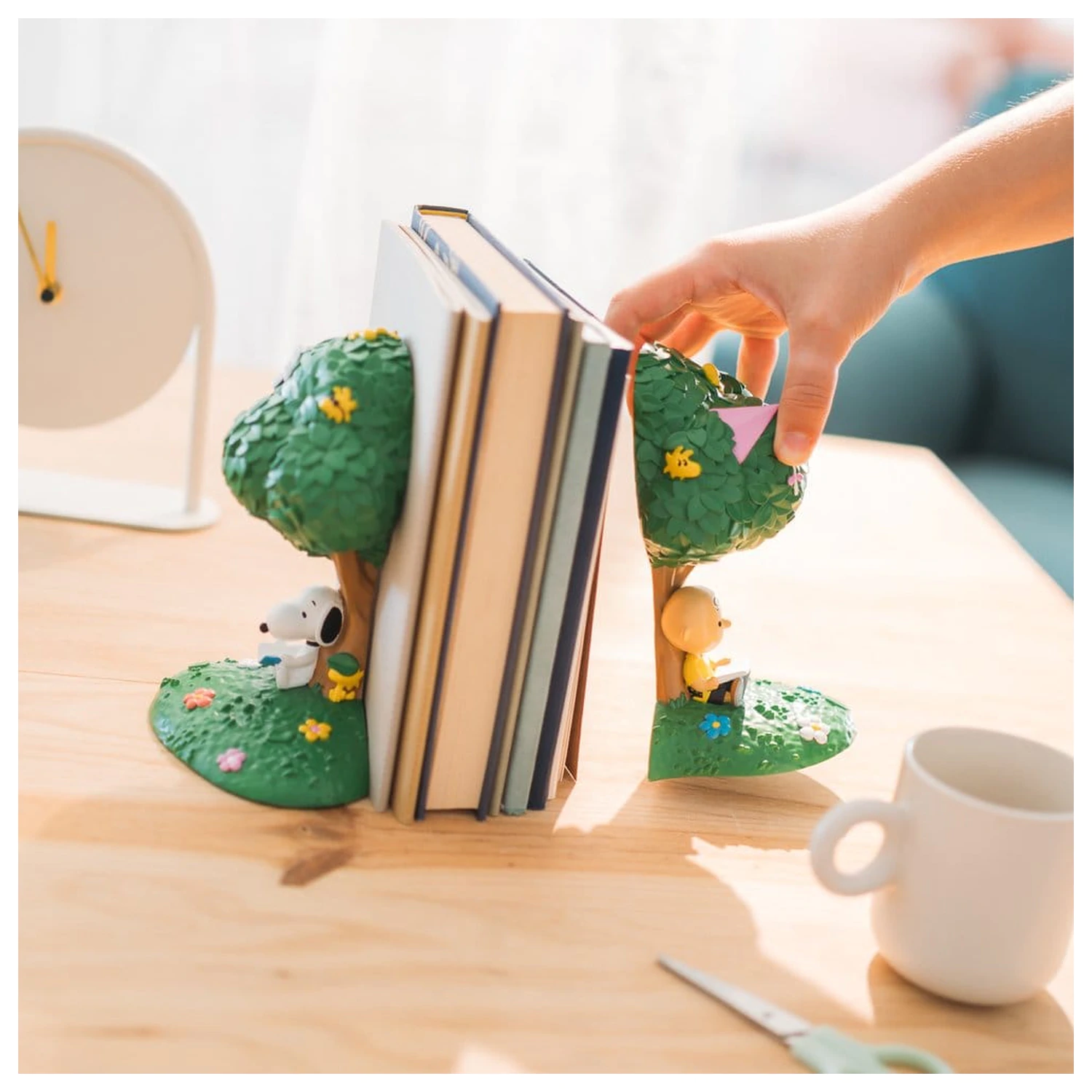 Snoopy zarážky na knihy 16 cm fotografii produktu