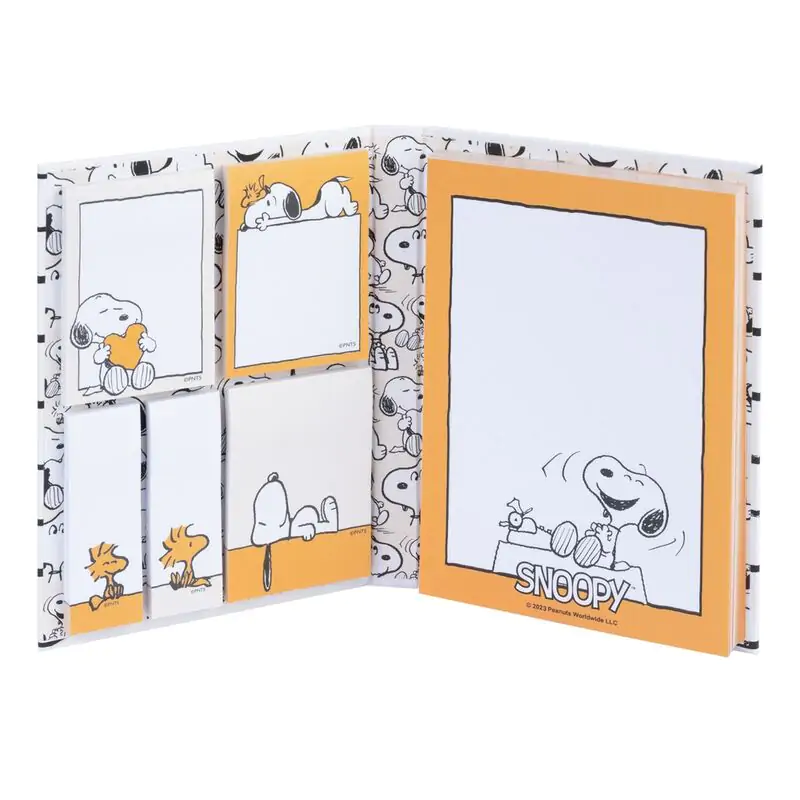 Snoopy Lazy Days poznámkový blok s lepicími bločky fotografii produktu