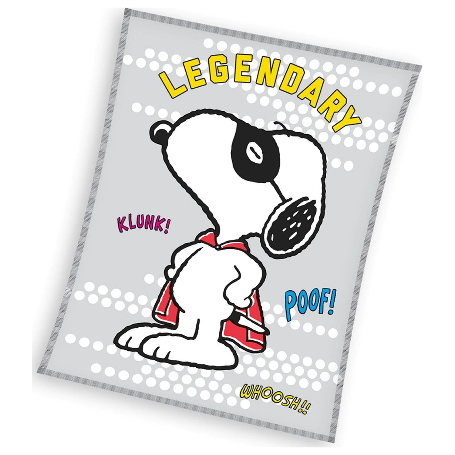 Snoopy Legendary flísová deka fotografii produktu