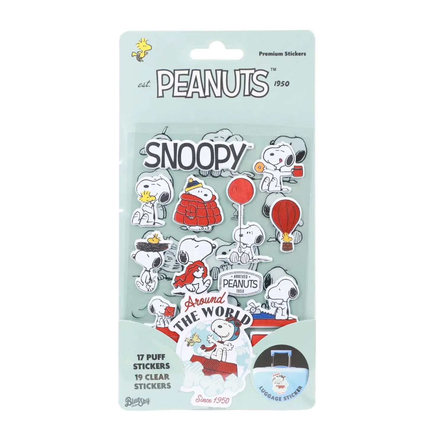 Snoopy Prémiový set nálepek fotografii produktu