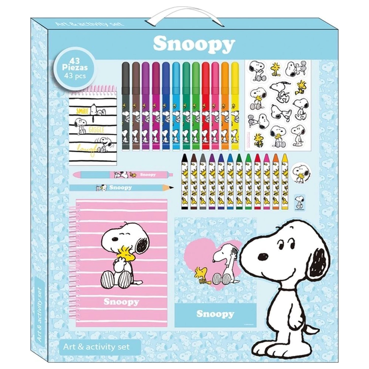 Snoopy Peanuts Sada aktivit 43 kusů fotografii produktu