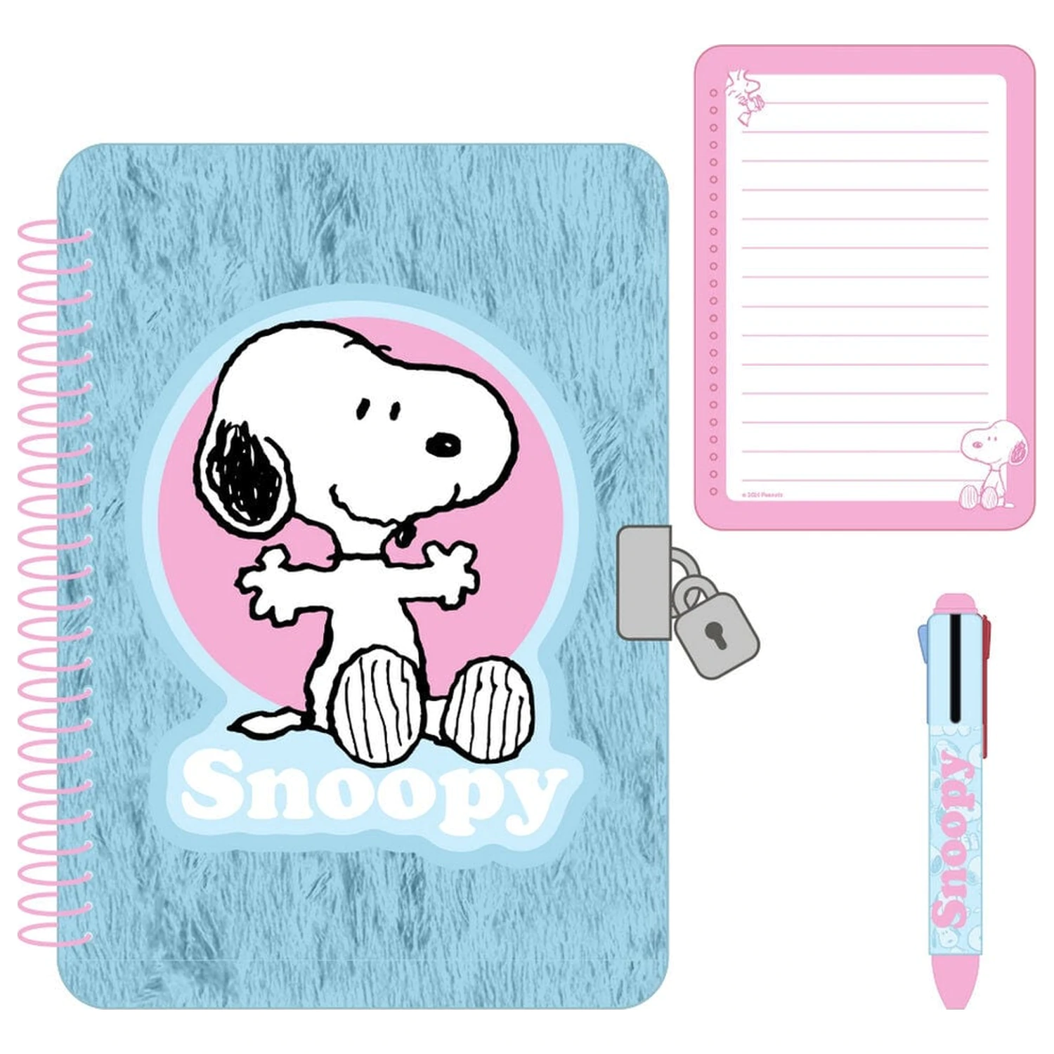 Snoopy Peanuts diář + 4-barevné pero fotografii produktu