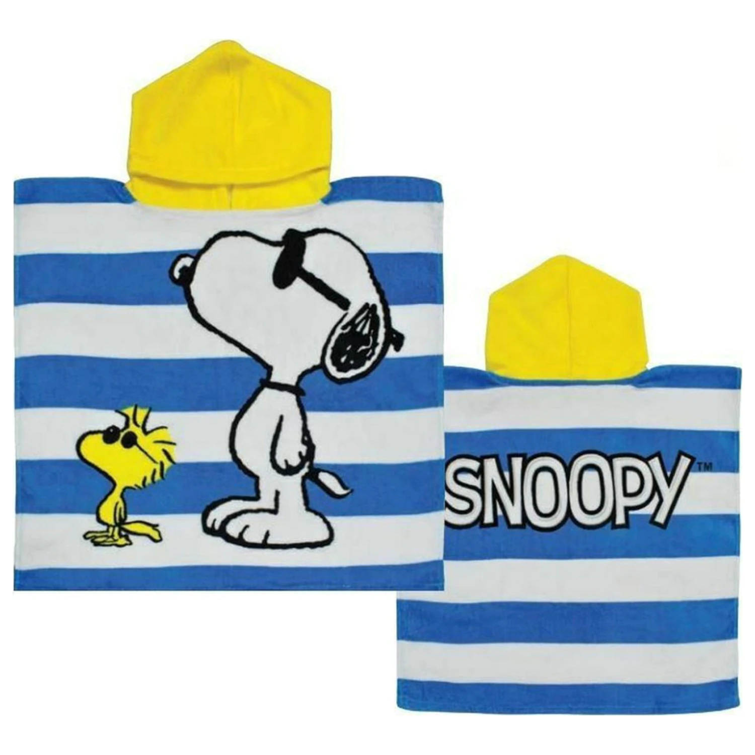 Snoopy Woodstock Plážové pončo ručník fotografii produktu
